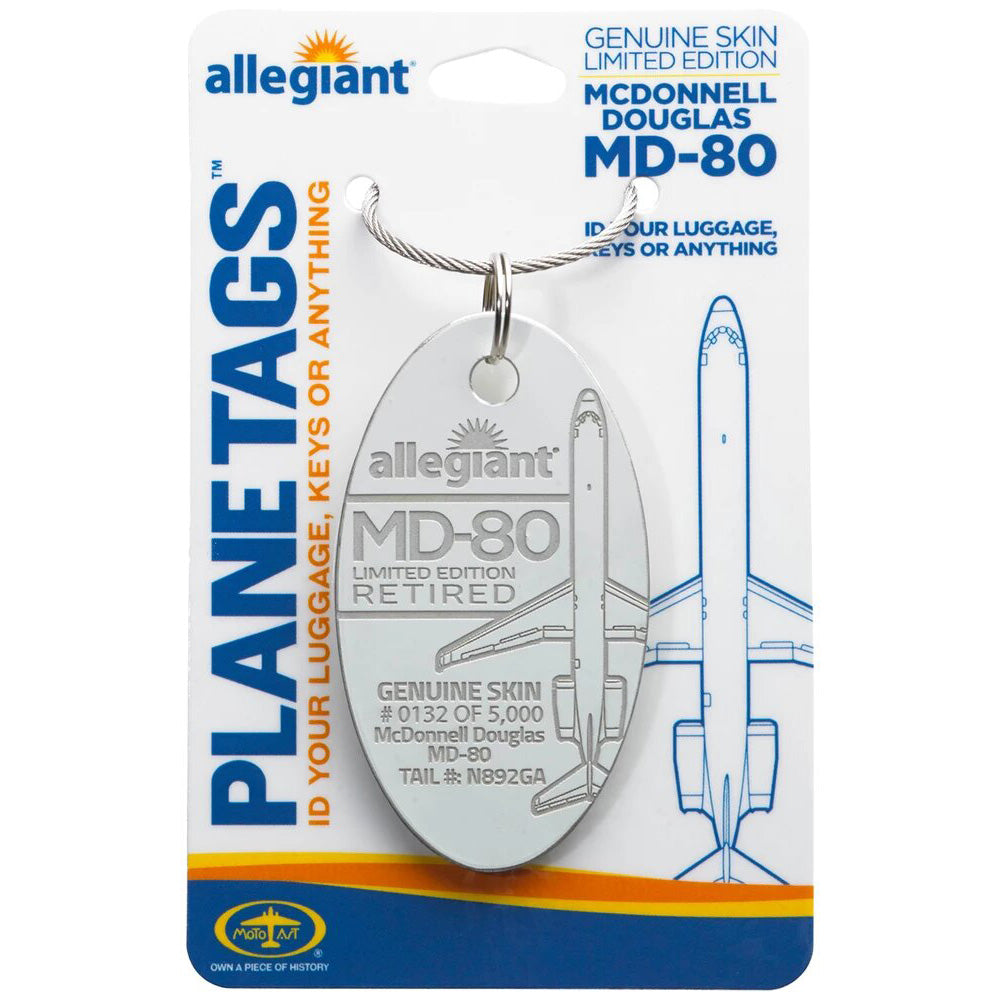 Planetags - Allegiant MD-80, Mad Dog