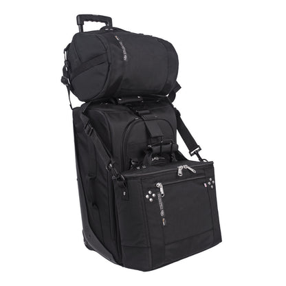 Club Glove - CG Slim Ensemble Luggage Set all packed together, stacked, and ready to go