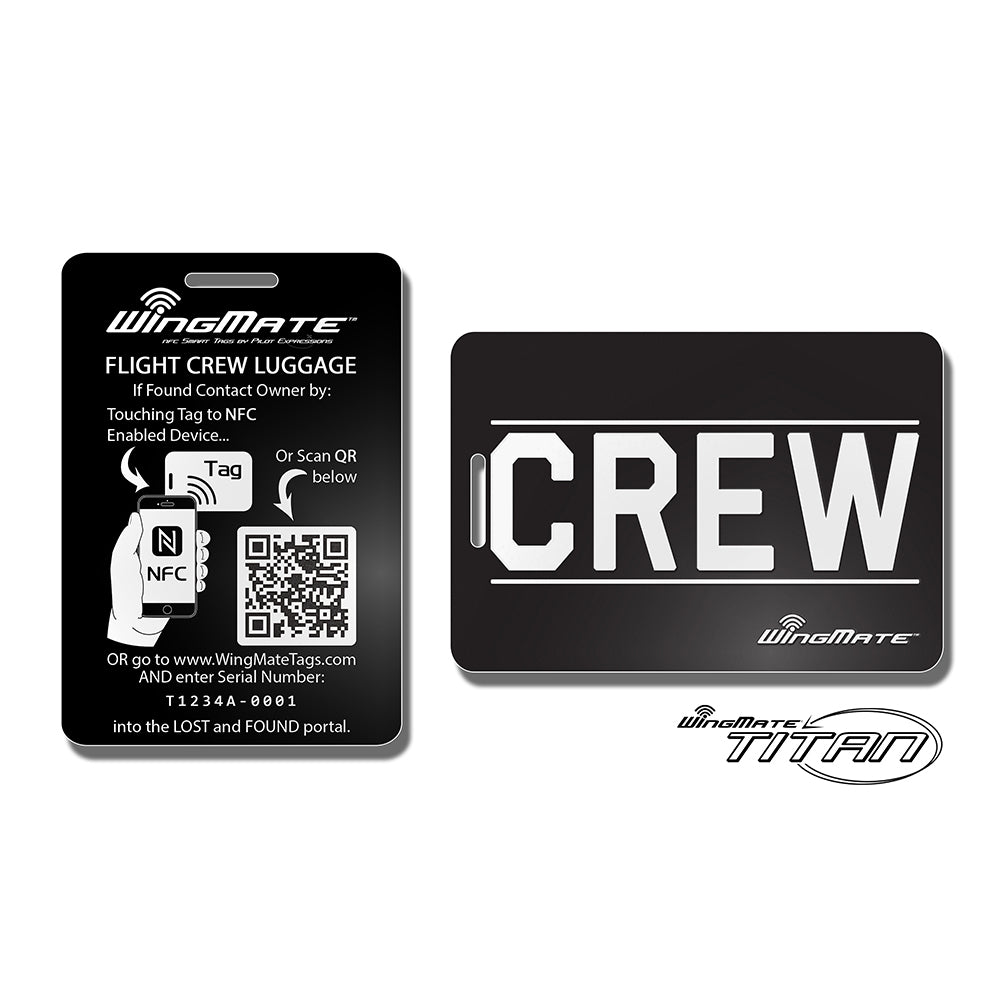Wingmate - Titan Crew Luggage Tag
