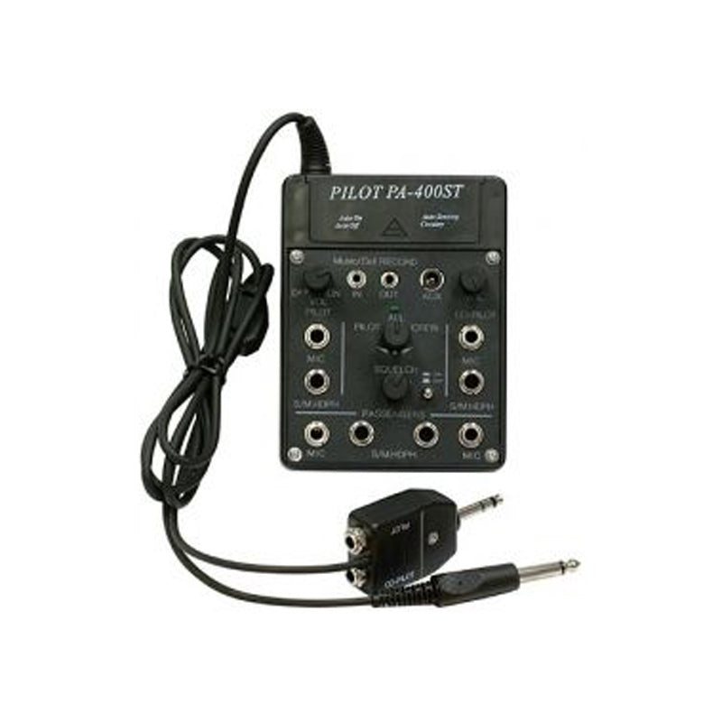 Pilot USA PA-400ST 4-Place Stereo Intercom | Aviation Communication ...