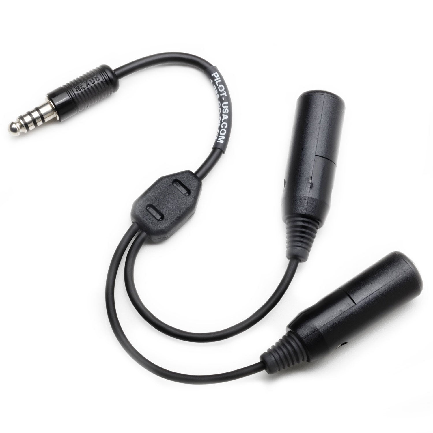 Pilot USA PA-76 GA Headset to Helicopter Adapter