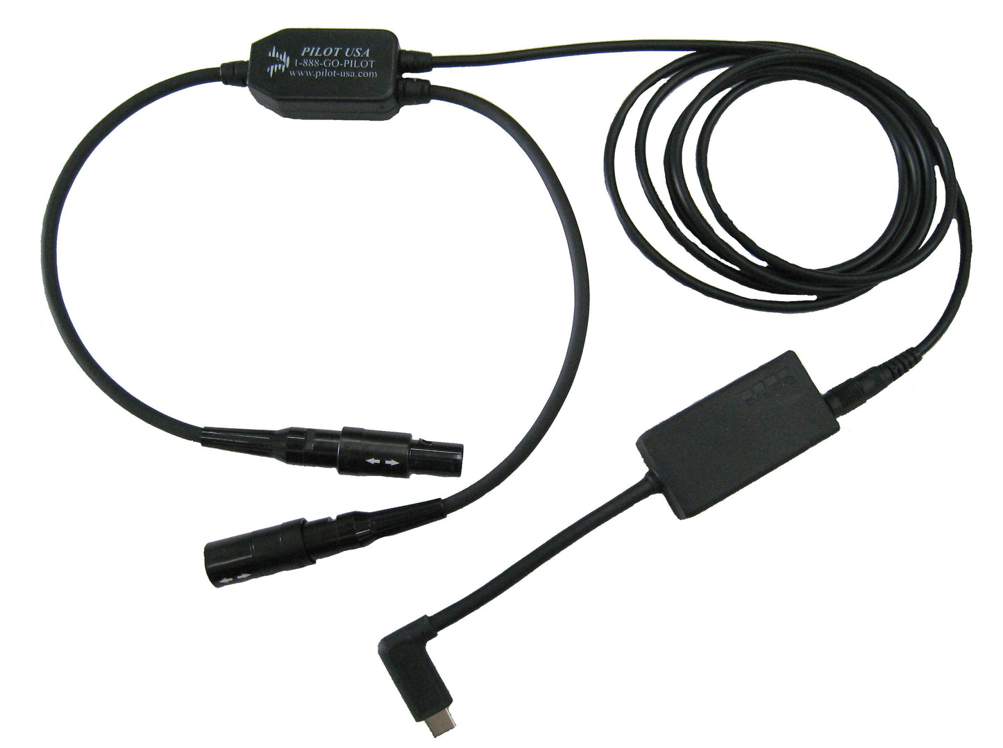 Pilot USA PA-80B/HERO5 GoPro Audio Recorder Adapter