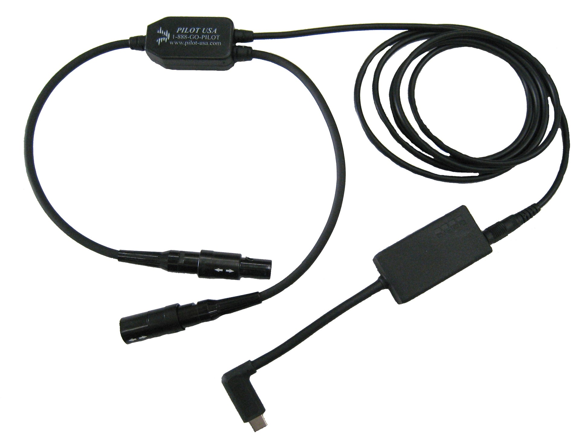 Pilot USA PA-80B/HERO5 GoPro Audio Recorder Adapter