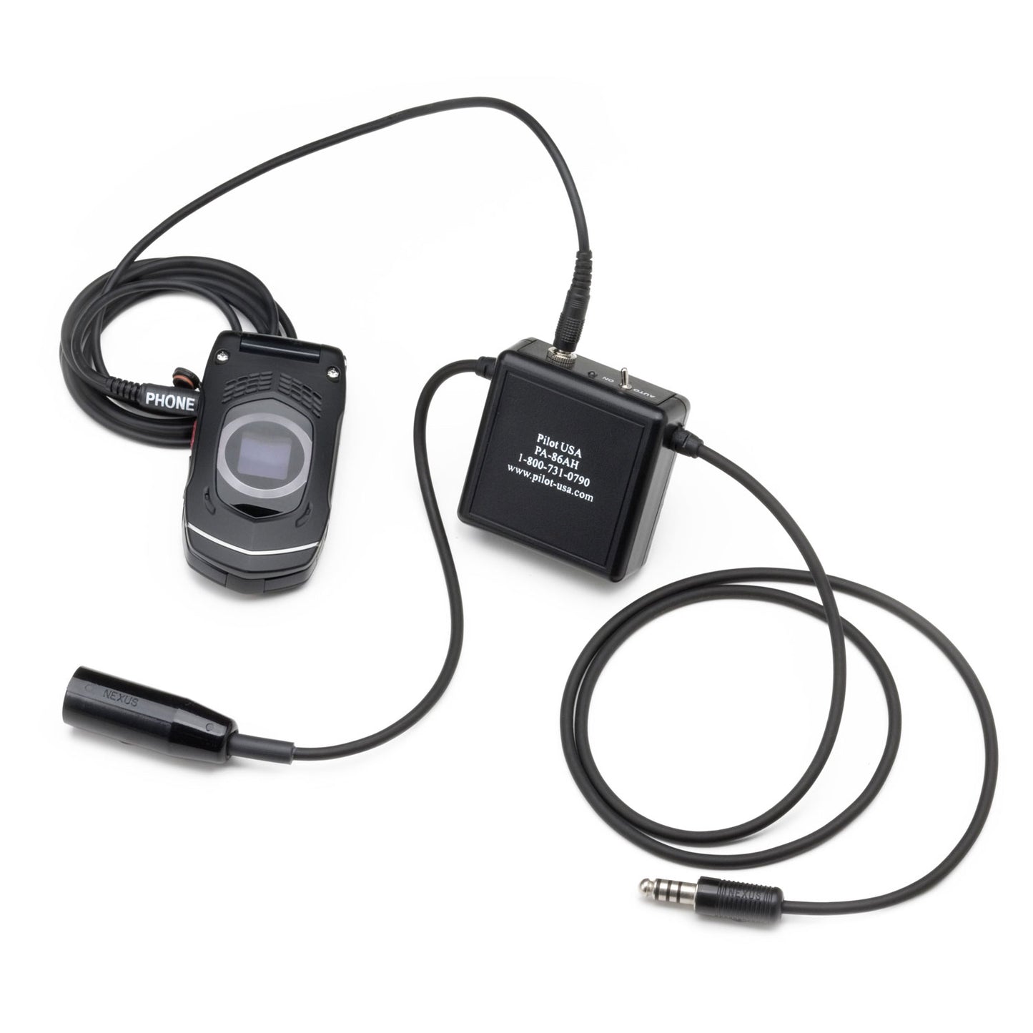 Pilot USA PA-86AH Amplified Cell Phone Adapter