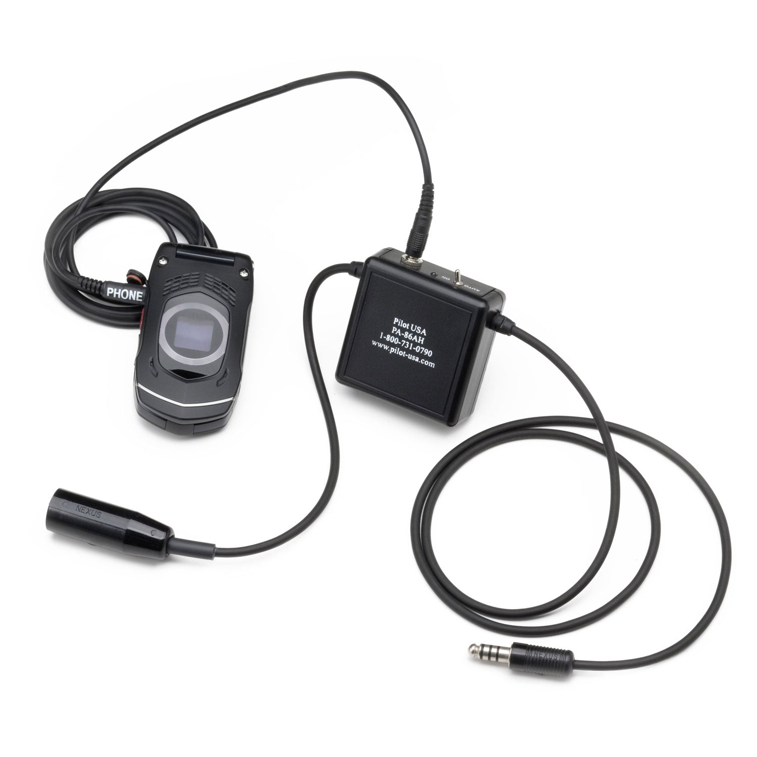 Pilot USA PA-86AH Amplified Cell Phone Adapter