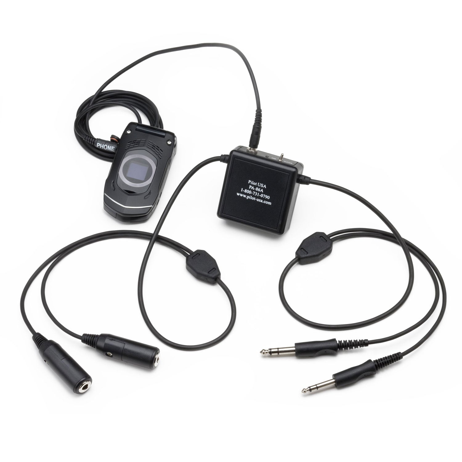 Pilot USA PA-86A Amplified Cell Phone Adapter