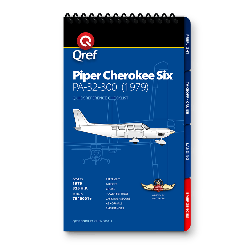 Qref - Piper Cherokee Six 1979 325 HP 300A | PA-CHE6-300A-1