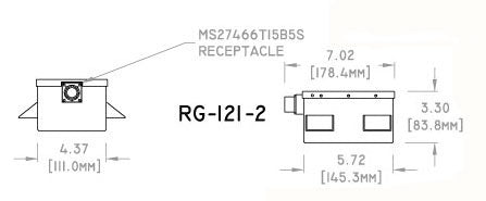 Concorde - 24-Volt Emergency Aircraft Battery | RG-121-2