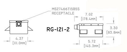 Concorde - 24-Volt Emergency Aircraft Battery | RG-121-2
