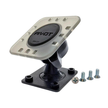 Pivot High Deflection AMPS-Pattern Plate with PEM nuts, PPK-1 kit, adjustable ball joint base, and mounting screws