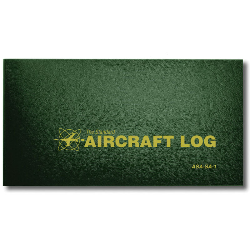 ASA - Aircraft Log, Green Soft Cover