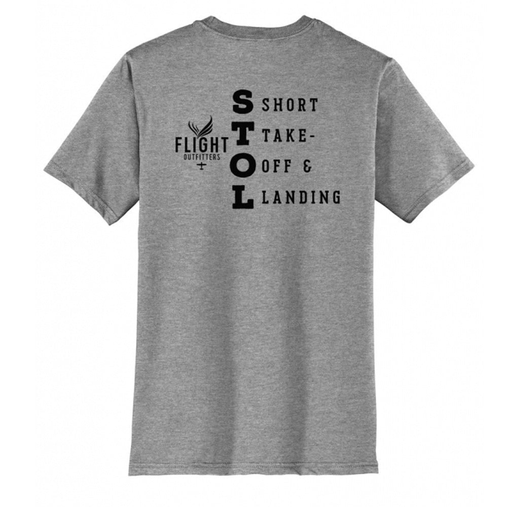 Back view of Flight Outfitters 'Fly It Like You STOL It' T-Shirt