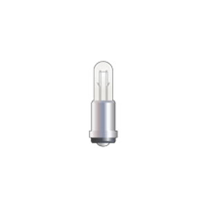 Technical drawing of Wamco 3115 subminiature aircraft lamp with T1 envelope and FN base