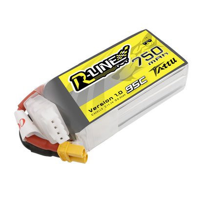 Tattu - 750mAh 11.1V 95C 3S1P Mini Quad FPV Battery with XT30 Plug