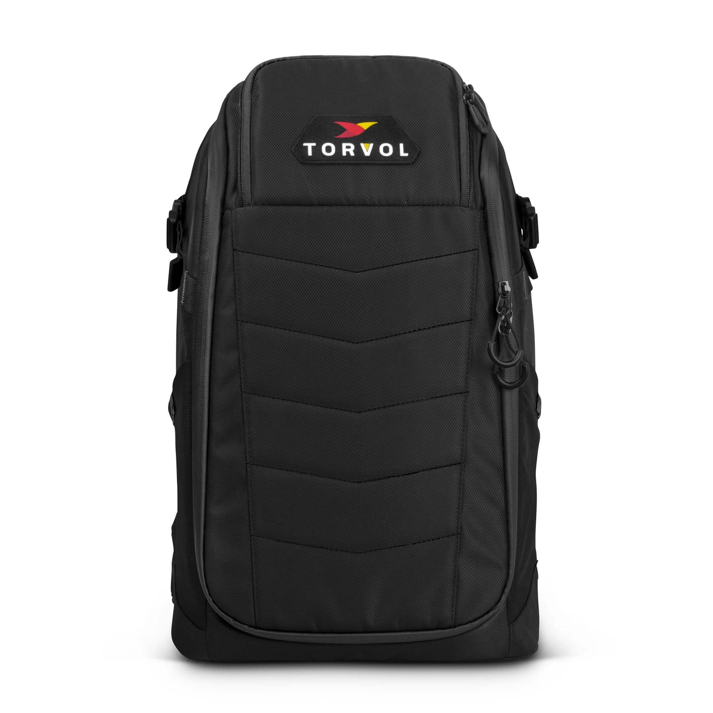 Torvol Quad PITSTOP Backpack – Front View, Stealth Version
