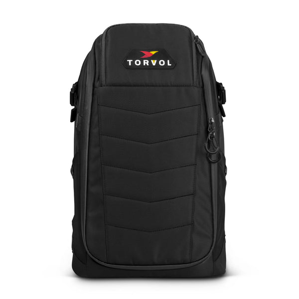 Torvol Quad PITSTOP Backpack – Front View, Stealth Version