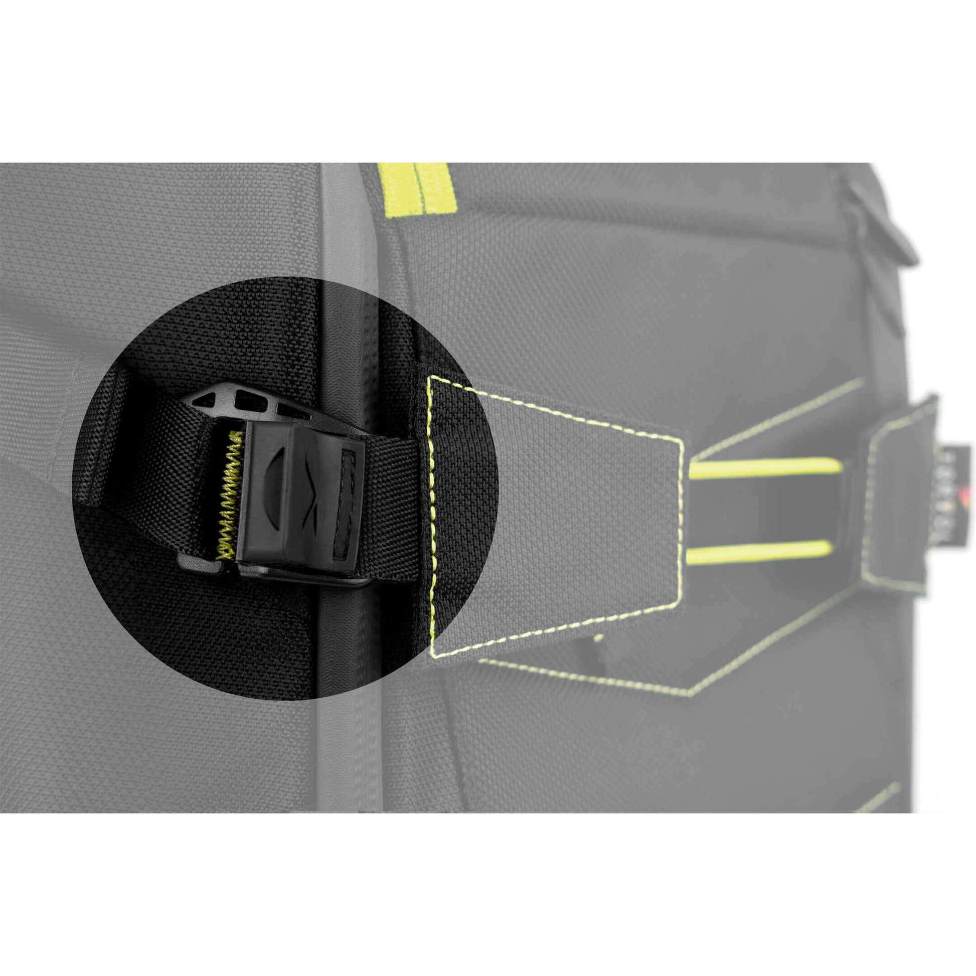 Torvol Quad Strap – Close-Up of Back Side Buckle and Stitching Detail