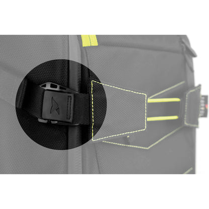 Torvol Quad Strap – Close-Up of Front Side Buckle and Stitching Detail