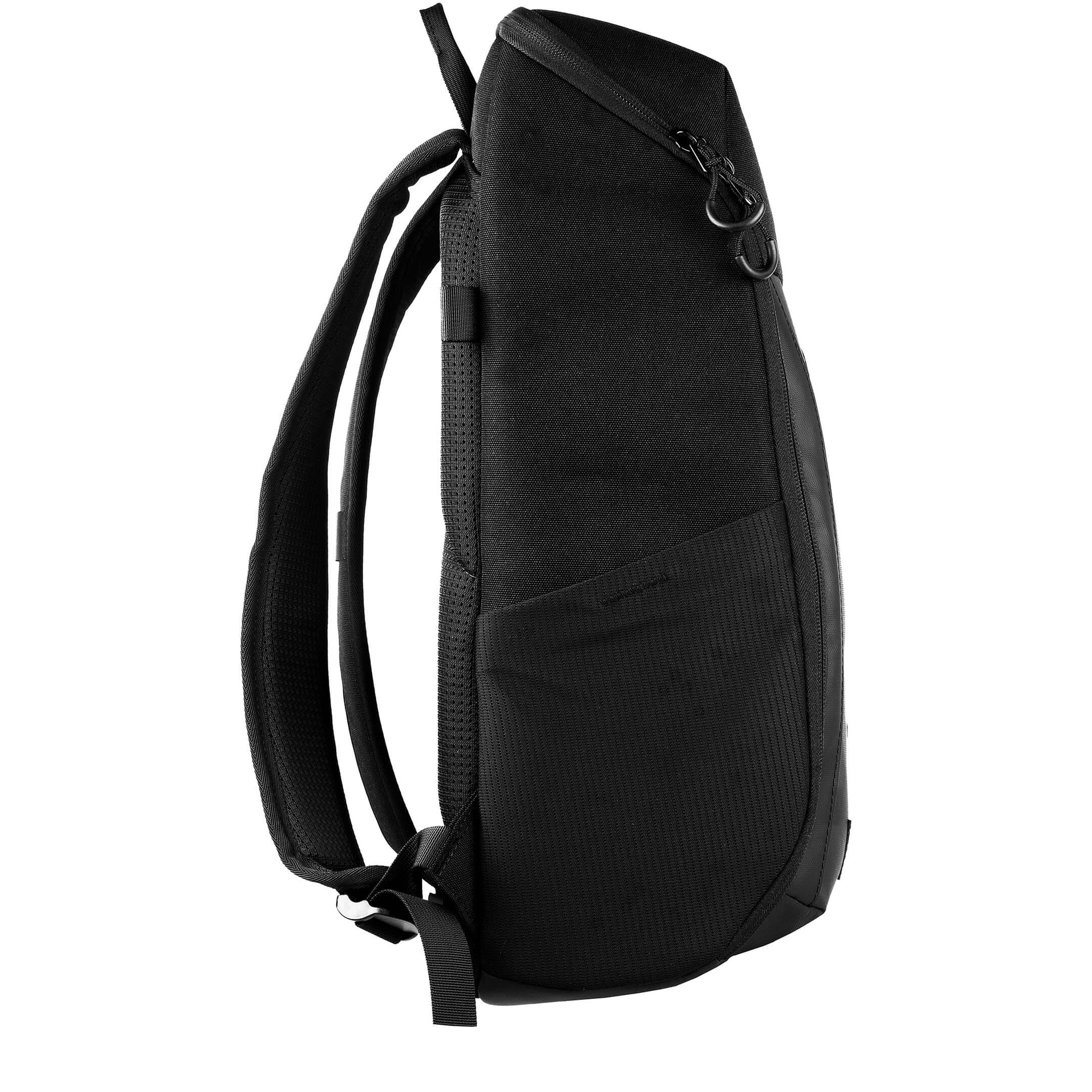 Torvol Urban Drone Backpack – Right Side View with Back Straps, Black