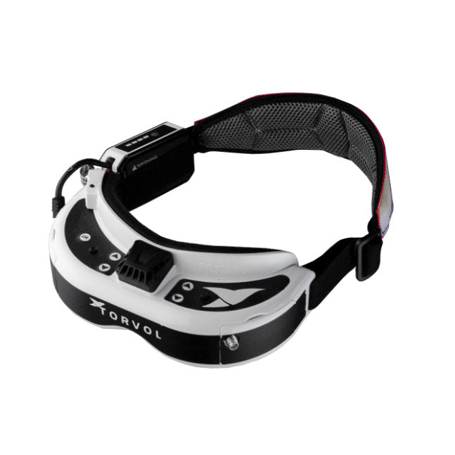 Torvol Race Strap – MCK Edition Attached to Goggles, Padded Side Visible