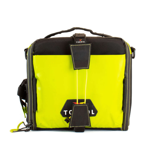 Torvol Freestyle Drone Bag – Front View in Neon Green and Black