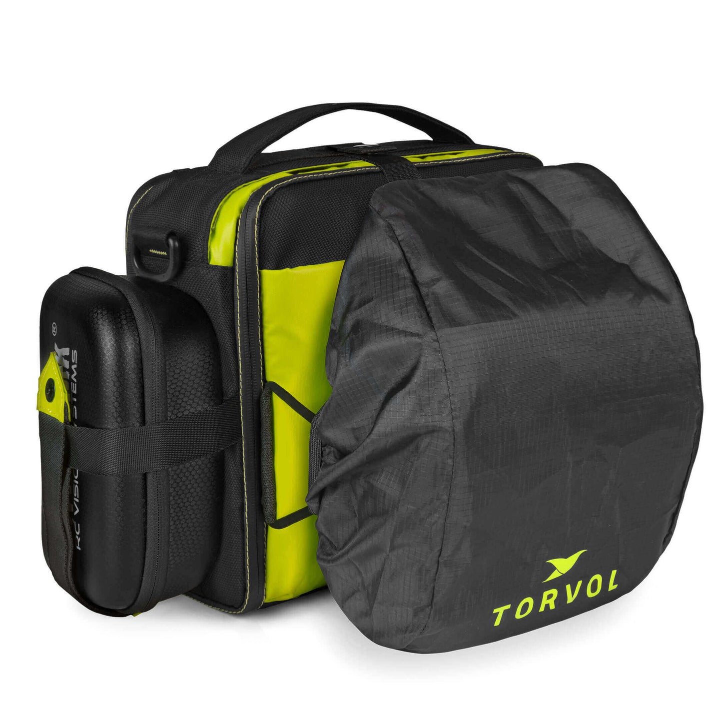 Torvol Freestyle Drone Bag – Angled View with Side Bags Attached