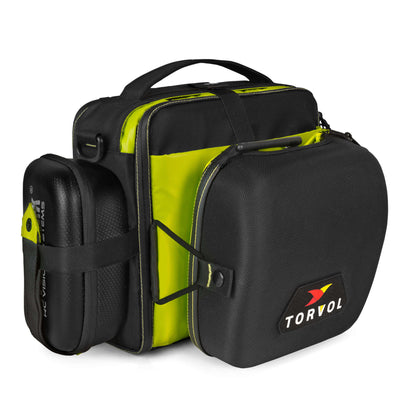 Torvol Freestyle Drone Bag – Angled View with Side Bags Attached