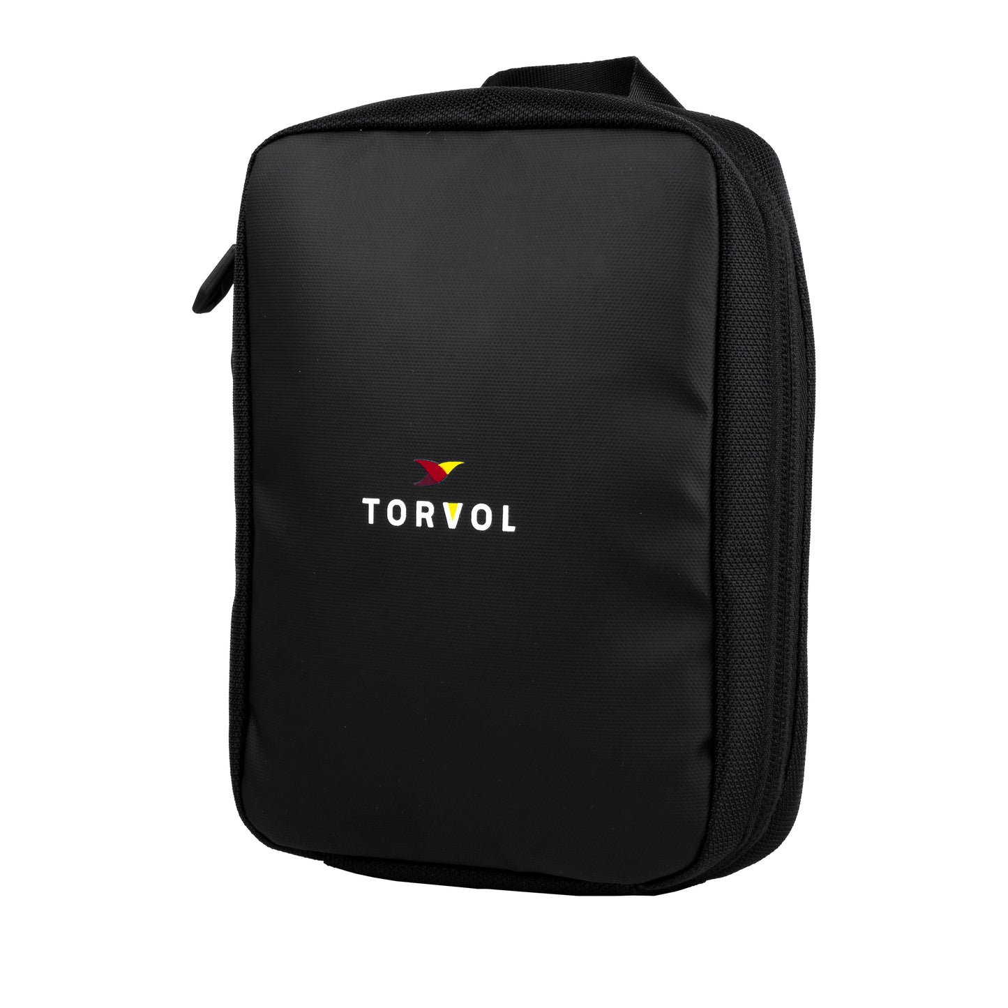 Torvol Freestyle Tool Case – Angled Left Front View with Embroidered Logo and Zippers