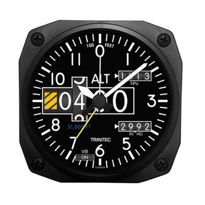 Trintec DM20 modern altimeter aviation desk alarm clock