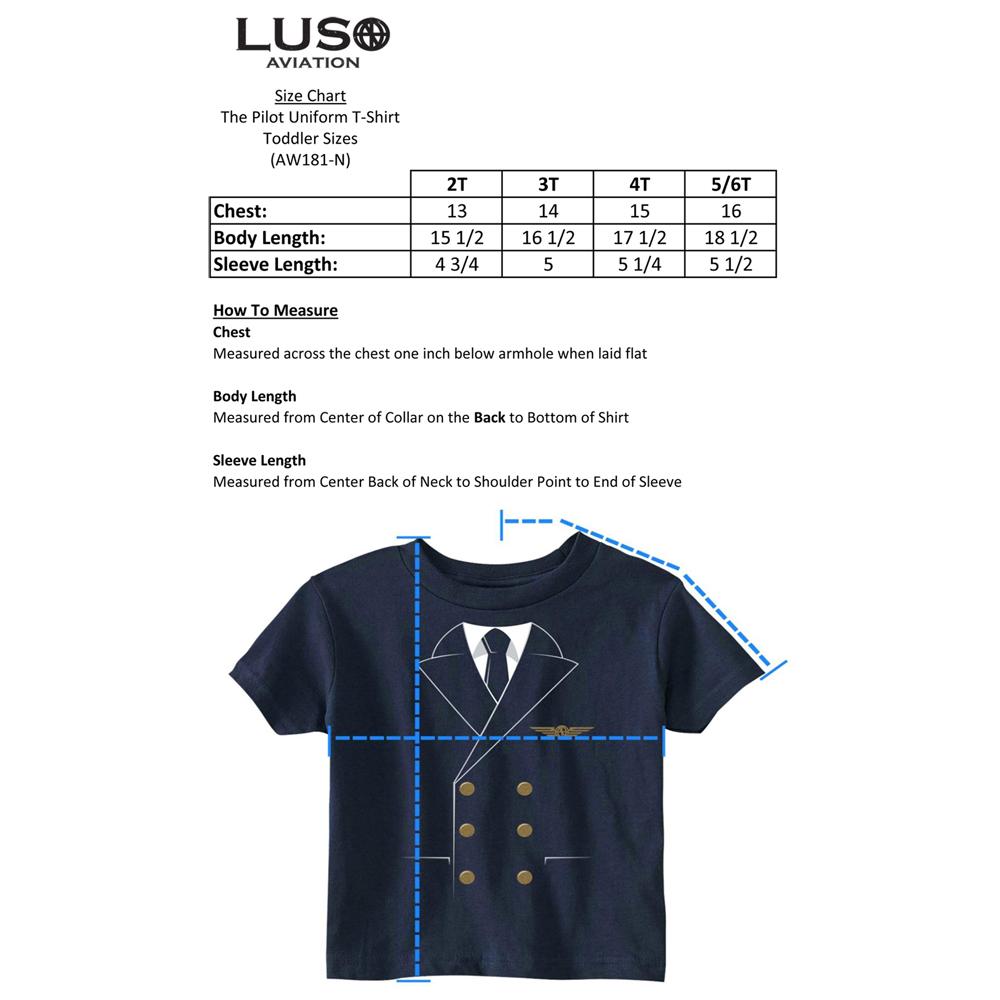 Toddler Pilot Uniform T-Shirt