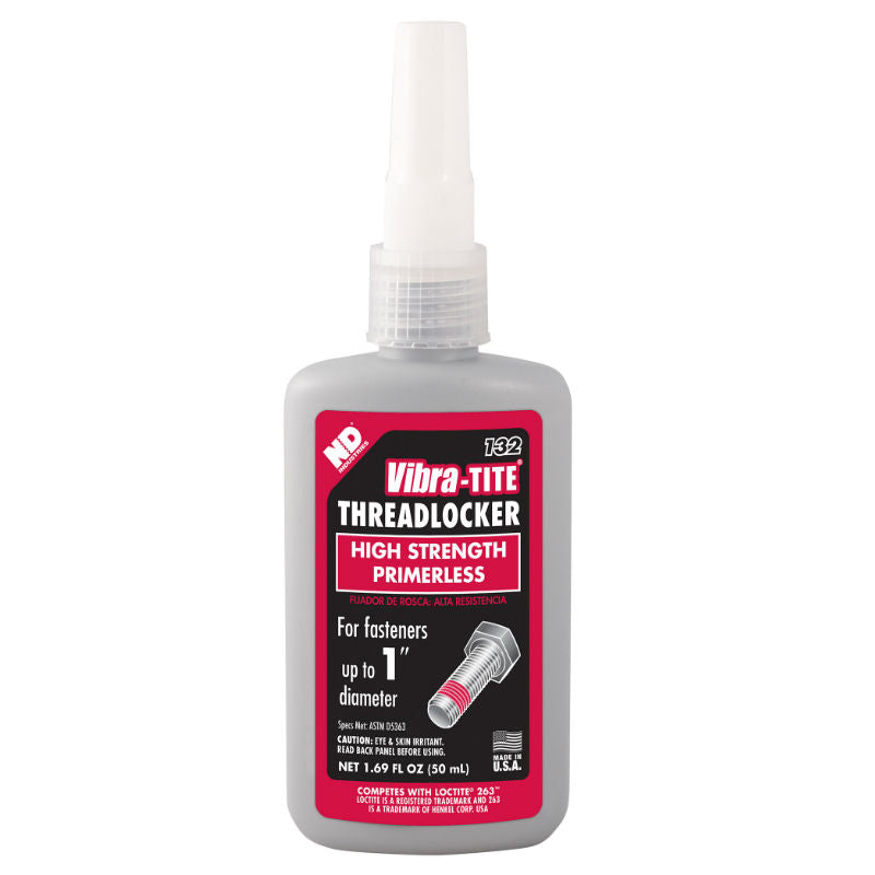 Vibra-Tite - 132 High Strength Primerless Threadlocker, 50 mL