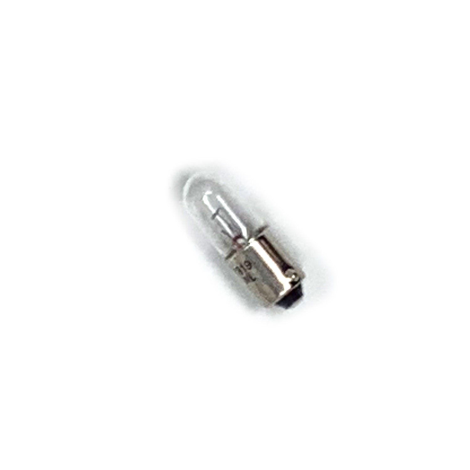Wamco 1819 miniature aircraft lamp with T3-1/4 envelope and BA9s base for aviation lighting