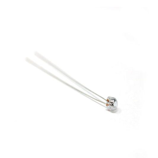 Wamco 7009 subminiature aircraft lamp with T1 Short envelope, WT base, and CC-2F filament