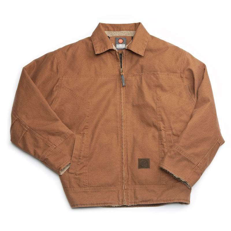 Brown Flight Outfitters Bush Pilot Jacket zipped up