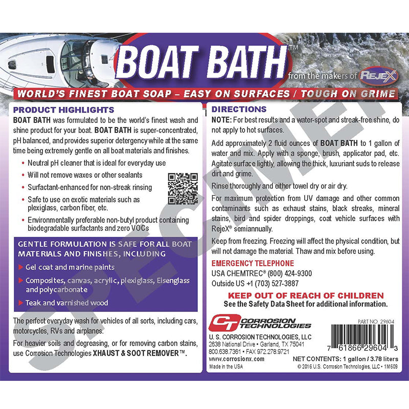 Boat Bath pH Neutral Soap, 55gal | 29601