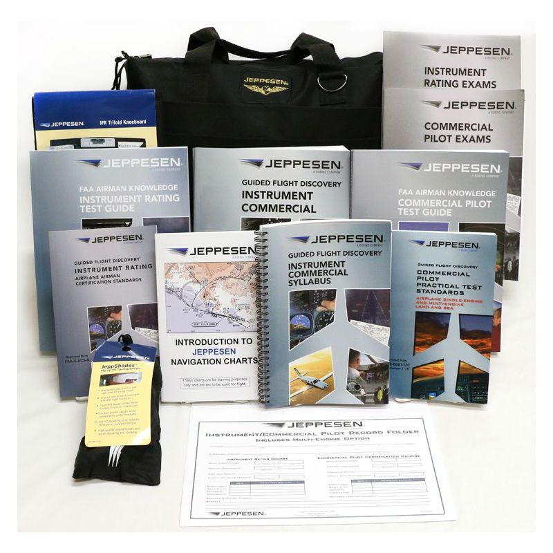 Jeppesen Instrument / Commercial 141 Kit – Complete FAA Part 141 Training for Instrument and Commercial Pilot Certification