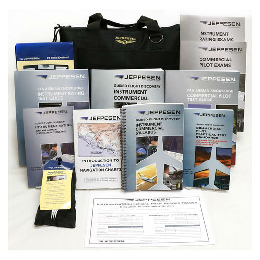 Jeppesen Instrument / Commercial 141 Kit – Complete FAA Part 141 Training for Instrument and Commercial Pilot Certification