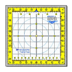 APR Deluxe Int'l Protractor & Parallel Rule Plotter | ADCPP- – Pilots ...