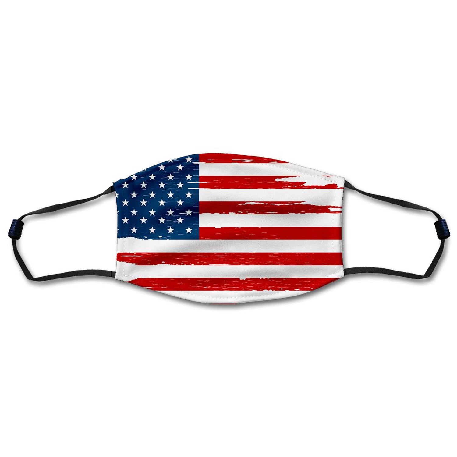 Distressed American Flag And Line Masks