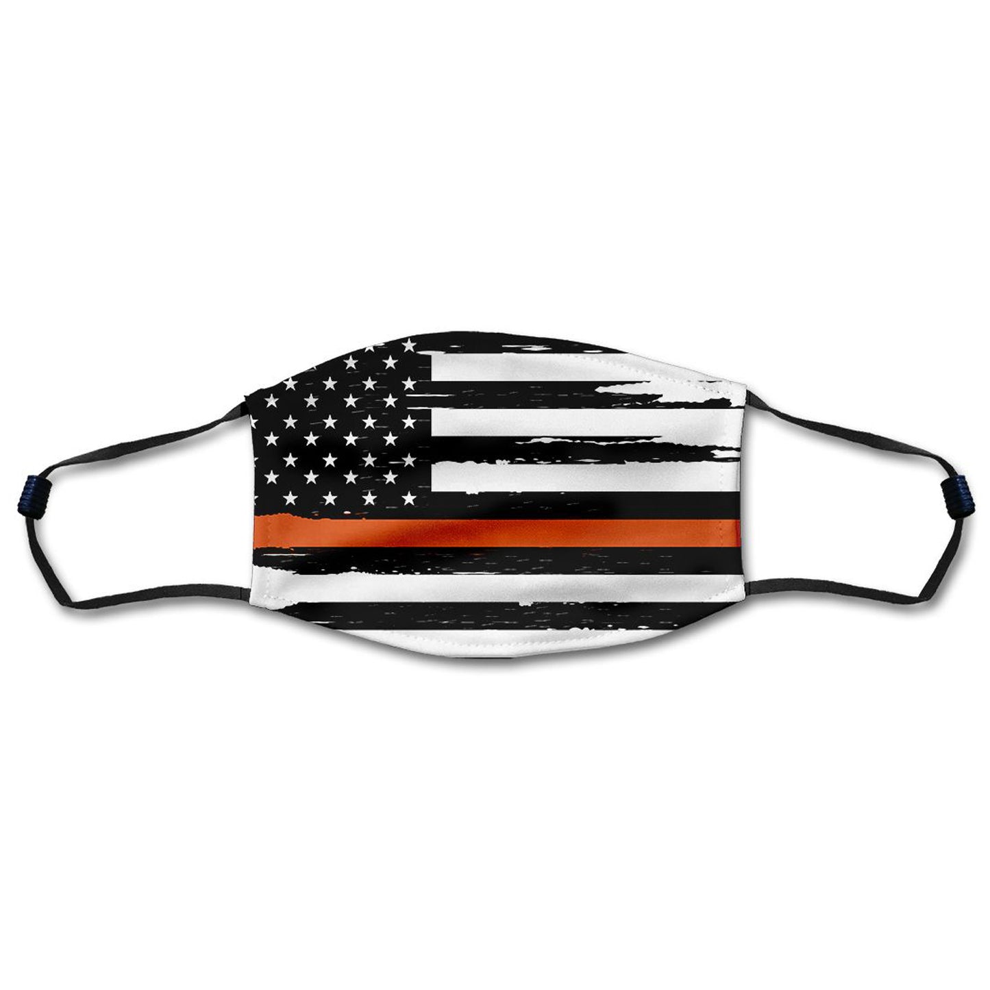 Distressed American Flag And Line Masks