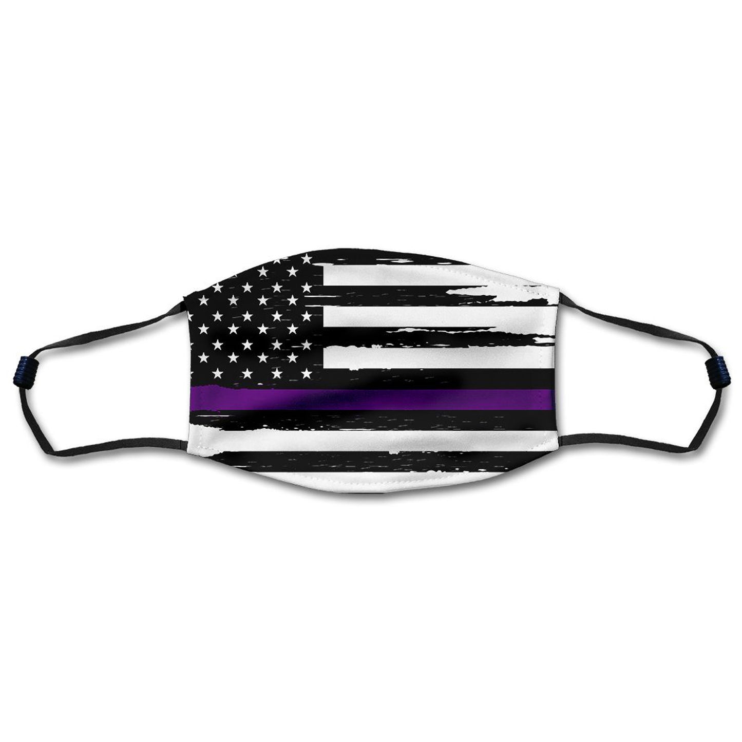 Distressed American Flag And Line Masks
