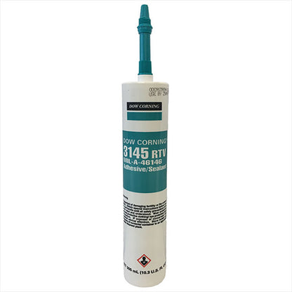 DOWSIL™ 3145 RTV Adhesive Sealant, 10.3 oz tube standing with old Dow Corning branding