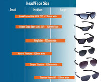 Golden Eagle Sport Sunglasses - Z87 (Large Frame Size)