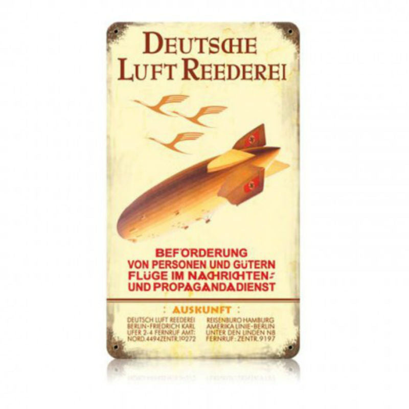Vintage Signs - Hindenburg Ad 8in x 14in | V241